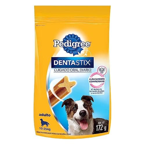 Pedigree - DENTASTIX, Snack para Perros Adultos, 7 Piezas, Cuidado Oral, Limpieza Dental, Combate