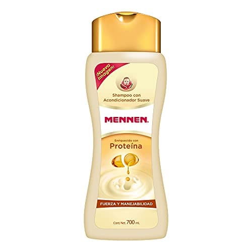 Mennen Shampoo Fuerza y Manejabilidad Proteína 700 ml. Fórmula Suave 2 en 1 que Limpia y