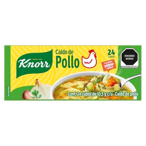 Caldo de Pollo Knorr 24 Cubos de 10.5 g