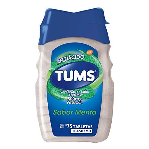 TUMS Antiácido con Carbonato De Calcio 500mg