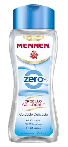 Mennen Shampoo Cabello Saludable Zero 700 ml. Fórmula Suave sin Parabenos, Colorantes, ni Siliconas que Limpia Profundamente el Cabello. Cuidado Delicado e Ideal para Toda la Familia
