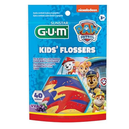 GUM - Flossers Infantiles Paw Patrol - Hilo Dental