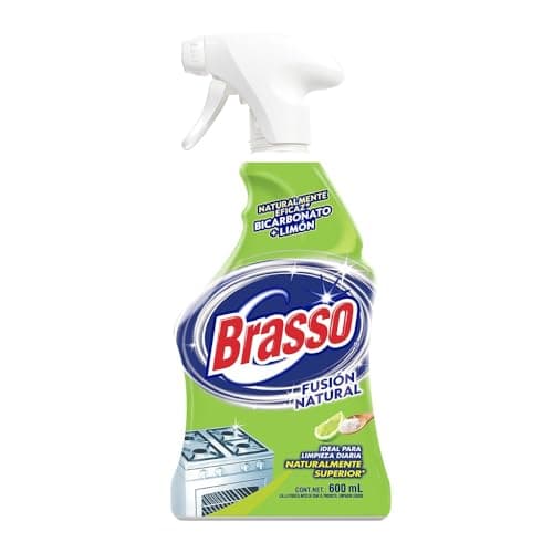 Brasso® desengrasante para cocina atomizador Fusion Natural Limon+bicarbonato 600 mL