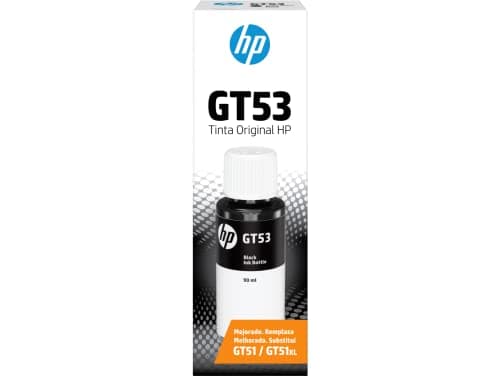 HP Botella de Tinta GT53 Negro Original