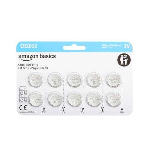 Amazon Basics Pilas de Litio CR2032