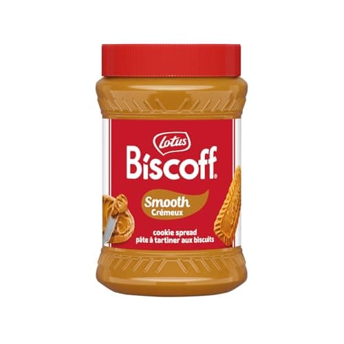 Lotus Biscoff Spread | Crema Dulce para Untar | Cremoso | Sabor a Galleta Caramelizada | Vegano | Sin Frutos Secos | Sin Colorantes ni Aromas Añadidos | Tarro PET | 400g