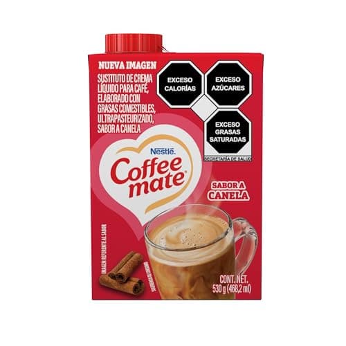 Coffee Mate Sustituto de Crema Para Café Líquido Sabor a Canela 530g
