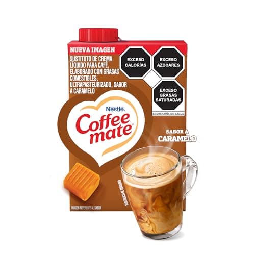 Coffee Mate Sustituto de Crema Para Café Líquido Sabor a Caramelo 530g