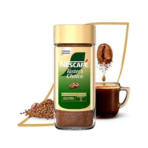 Nescafé Taster's Choice Decaffeinated Blend Café Descafeinado Soluble Frasco 100g