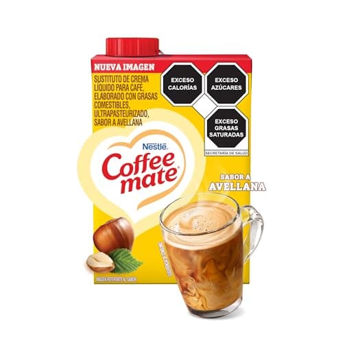 Coffee Mate Sustituto de Crema Para Café Líquido Sabor a Avellana 530g
