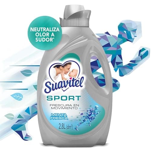 Suavitel Suavizante de Ropa Sport Frescura en Movimiento 2.8 L. Neutraliza los Malos Olores