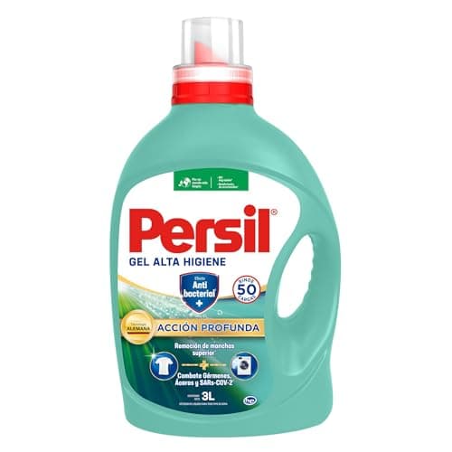 Persil - Detergente Gel Alta Higiene 3L Acción Profunda Plus