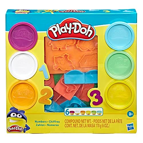 Play-Doh Set de Números del 0 al 9 de compuesto de modelado