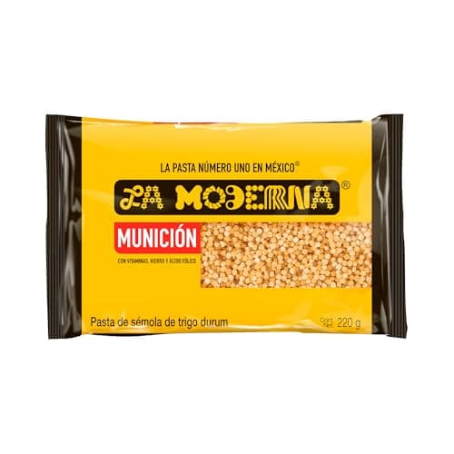 La Moderna, Munición, Pasta Para Sopa, 220 Gramos