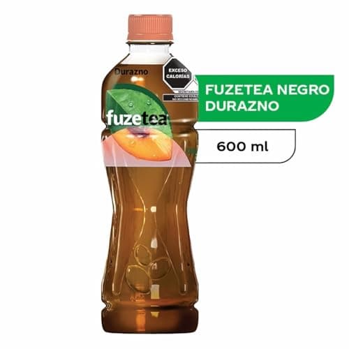 Fuze Tea 6 Pack Té Negro y Durazno 600 ml cada uno