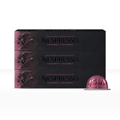 Nespresso, Café Colombia, Paquete de 30 cápsulas de Sistema Vertuo. Tamaño de taza Mug 230 ml