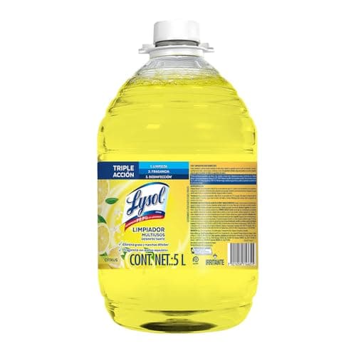Lysol Limpiador Desinfectante Multiusos, Aroma Citrus, 5L