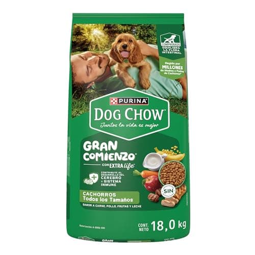 Dog Chow Purina Cachorro Todos los Tamaños Sabor Pollo 18Kg