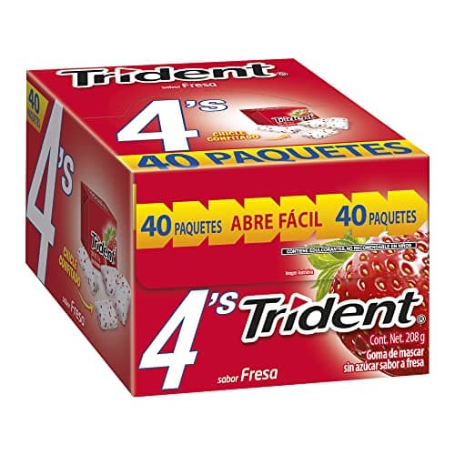 Trident Goma de mascar sabor fresa
