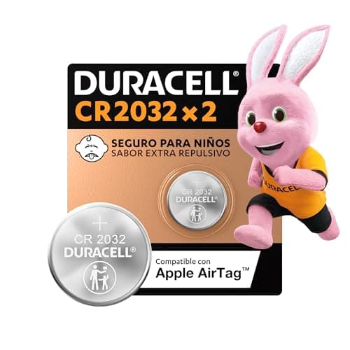 DURACELL - Pilas 2032 especializada, baterías CR2032, para reloj, de tipo moneda, botón de litio, paquete con 2 pilas
