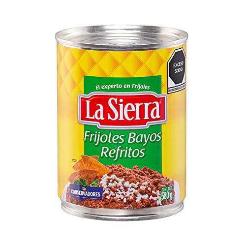 LA SIERRA, La Sierra Frijol Refrito Bayo 580 gramos. El empaque puede variar
