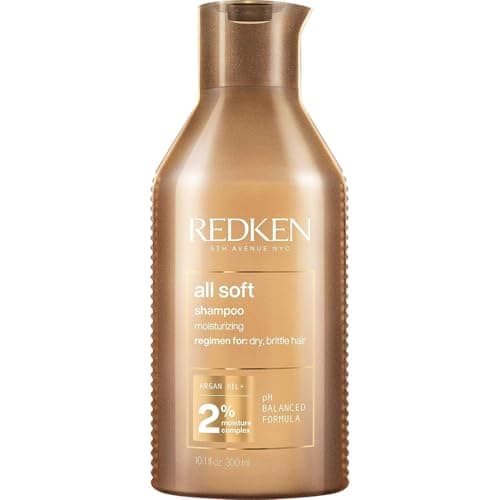 REDKEN- Shampoo All Soft |Shampoo hidratante para cabello seco y quebradizo