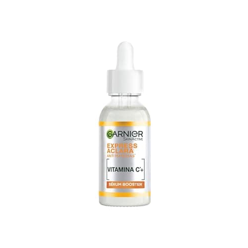 Garnier, Express Aclara Sérum Facial Anti Manchas con Vitamina C, Hidrata, Ilumina, Unifica el Tono y Reduce las Manchas Oscuras, Dejando la Piel Visiblemente Más Clara y Radiante, 30ml