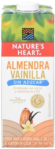Nature's Heart Bebida de Almendra Vainilla sin azúcar Nature's Heart 6 pack 946ml