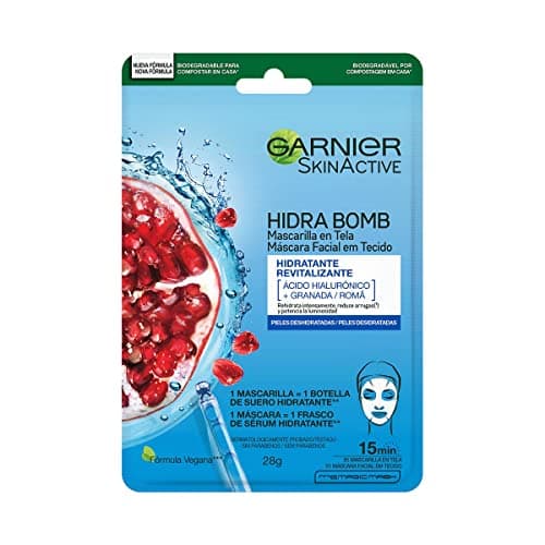 Mascarilla Facial Garnier Skin Active Hidra Bomb Granada