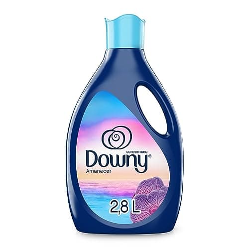 Downy Intense Amanecer Suavizante de Ropa, Aroma con Notas Frescas Florales, 24/7 Oliendo Rico, 2.8L, Perfume Intenso que Rinde el Doble