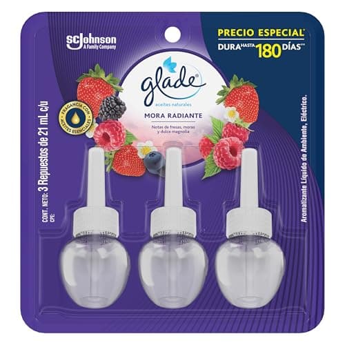 Glade Aromatizante para Hogar Eléctrico Mora Radiante
