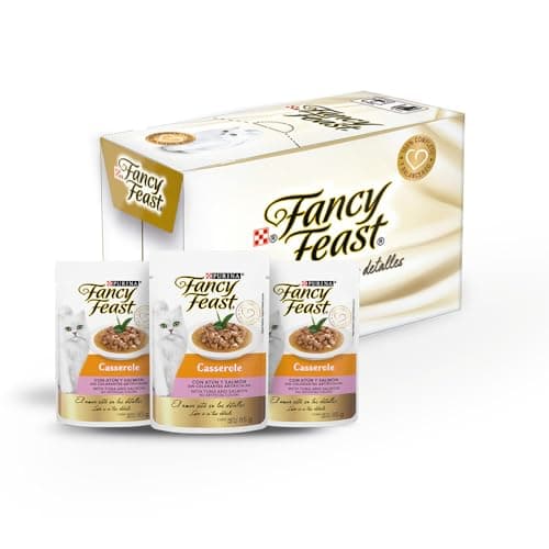 Fancy Feast Casserole Adulto Atún y Salmón 12x85g