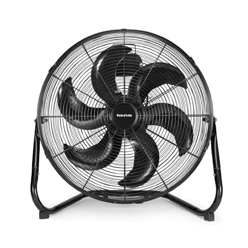 TAURUS FLASH | Circulador de Aire Metálico Industrial 20” | Motor Industrial Potente | 6 Aspas