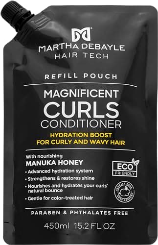 MARTHA DEBAYLE Acondicionador REFILL POUCH MAGNIFICENT CURLS. Boost de hidratación para pelo chino