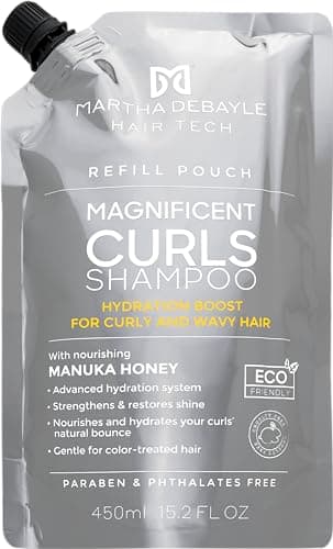 MARTHA DEBAYLE Shampoo REFILL POUCH MAGNIFICENT CURLS. Boost de hidratación para pelo chino y