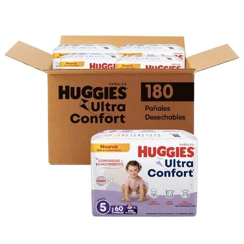 HUGGIES UltraConfort Pañal Desechable para Bebé