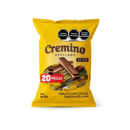 Cremino Chocolate Bicolor Stick bolsa de 20 piezas