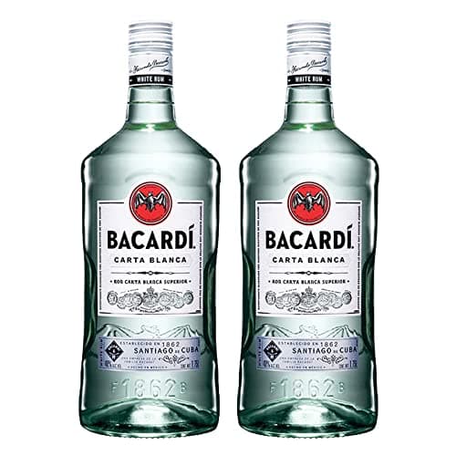 BACARDI RON BACARDÍ CARTA BLANCA BIPACK 1750 ML Cada uno