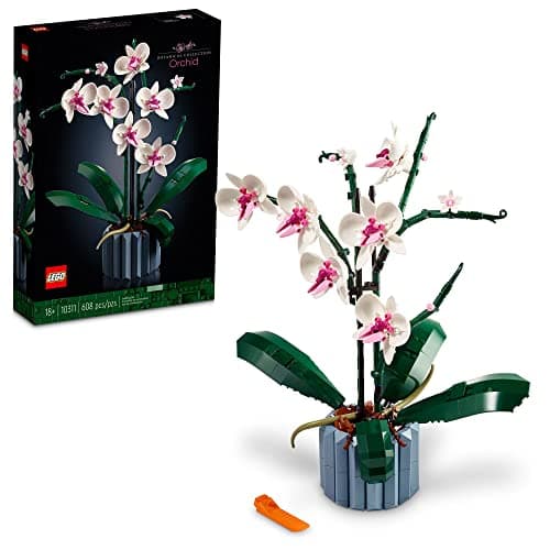 LEGO Botanicals Orquídeas - Model Kit de Construcción para Adultos, Años 18+ - Flores Artificiales Decoración para Hogar y Oficina - Regalos para Mujer y Hombre - 10311