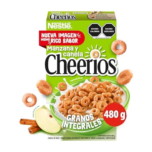 Cereal Integral Nestlé Cheerios Aritos Sabor Manzana Canela Fortificado
