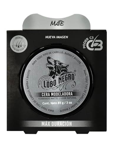 LOBO NEGRO Cera Modeladora Terminado Matte, 85 g
