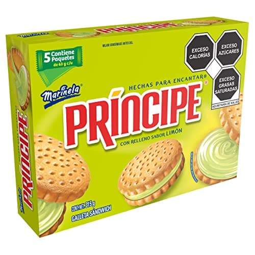 Príncipe Galletas con Relleno Sabor Limón 315 g
