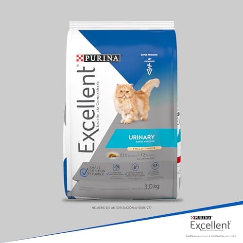 Purina Excellent Gato Adulto Todos los Tamaños Urinario Sabor Pollo y Arroz 7.5Kg