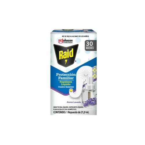 Raid Insecticida y Repelente de Mosquitos Eléctrico