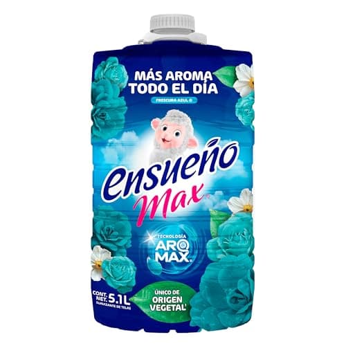 Ensueño Max Frescura Azul Suavizante de Telas 5.1 Lt.