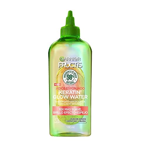 Garnier Fructis Adiós Esponjado Tratamiento Keratin Glow Water Antifrizz