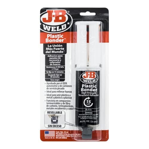 J-B Weld Adhesivo Plástico Negro 50139SPA 25 ml