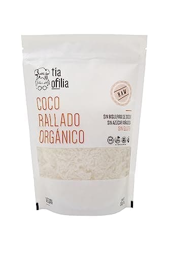Tía Ofilia | Coco Rallado Orgánico | Sin bisulfito de sodio | Sin endulzantes | Crudo | 200g