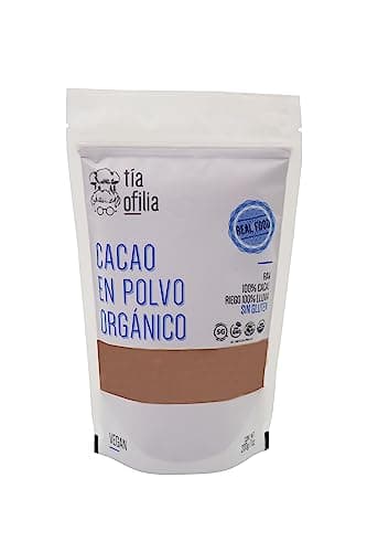 Tía Ofilia | Cacao en polvo orgánico | 100% cacao crudo | Delicioso sabor a chocolate | Superalimento | 200g | Organic Cacao Powder | Raw Cacao | Rich chocolate flavor | Superfood