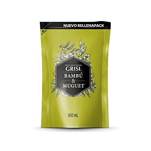 Grisi, Jabón Líquido para Manos Bambú & Muguet Rellenapack, 800 ml
